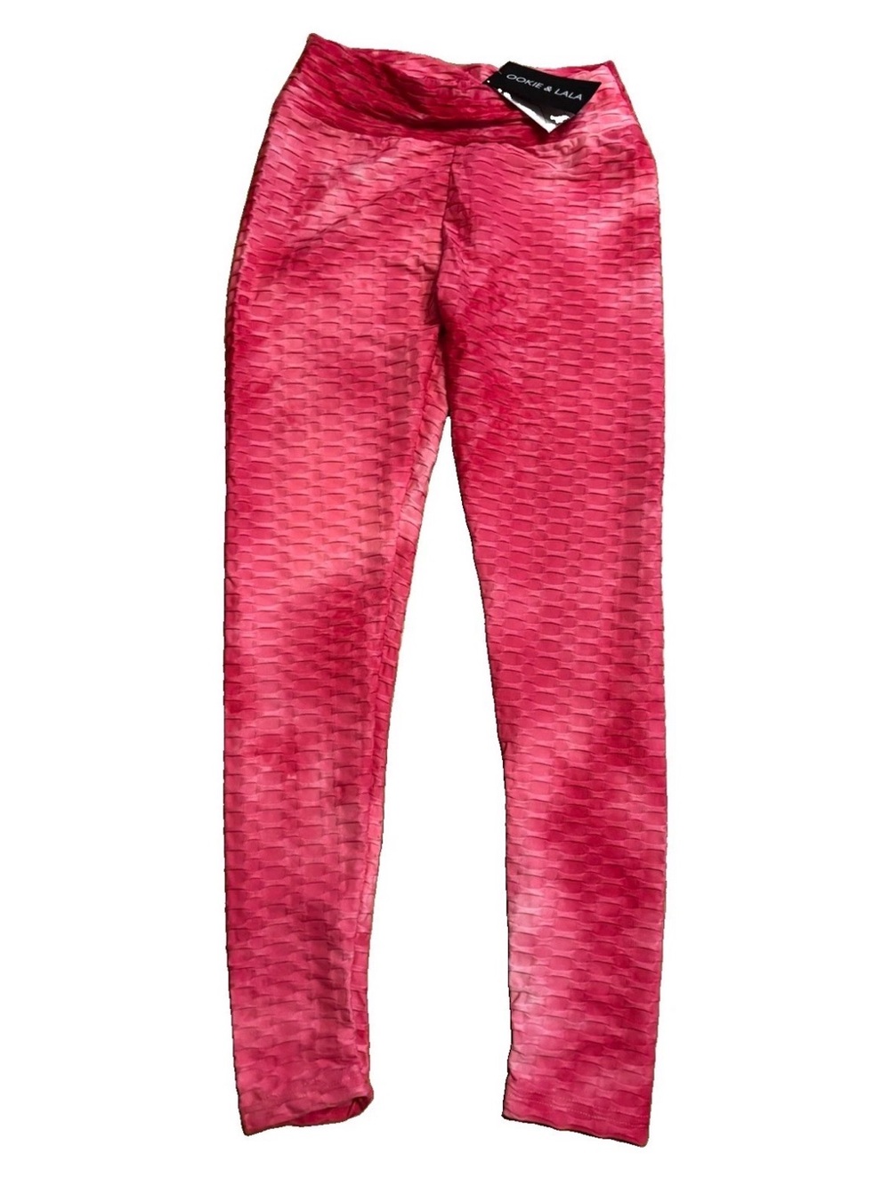 Okie & Lala Juniors Textured Ombré Leggings - Pink - Small